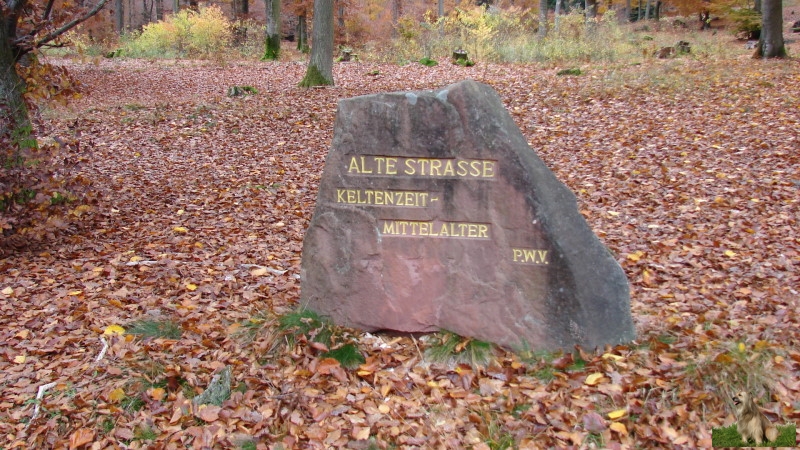 Ritterstein Nr. 227-2 Alte Strasse  Keltenzeit - Mittelalter.JPG - Ritterstein Nr.227 Alte Strasse Keltenzeit - Mittelalter